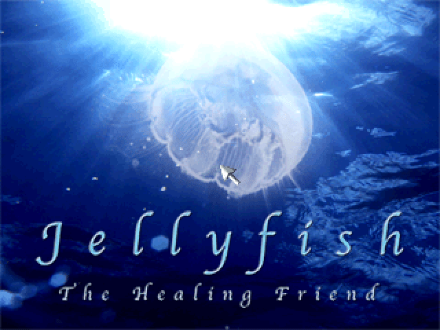 JELLYFISH The Healing Friend title screen for Playstation
